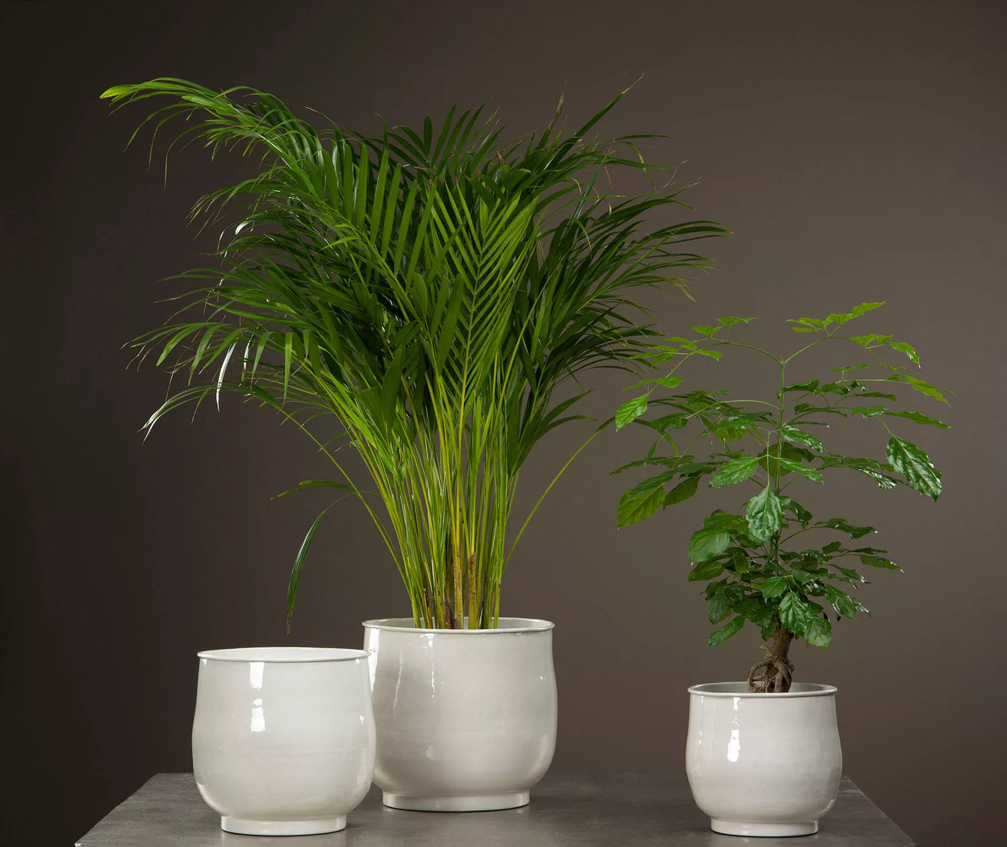 Kruka Big Globe Emalj Shell, Set om tre