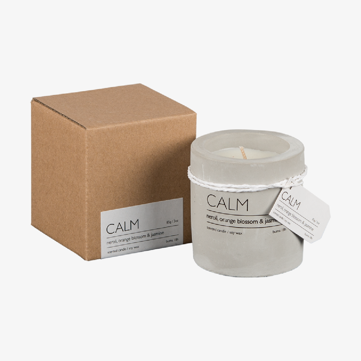 CALM, Doftljus (Neroli, orange blossom & jasmine)