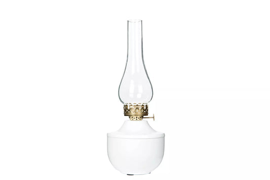 Lykta/Värmeljus Juno Emalj Vit