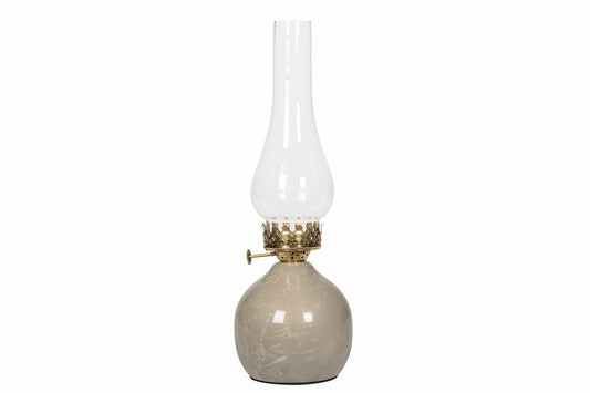 Lykta/Värmeljus Globe Greige