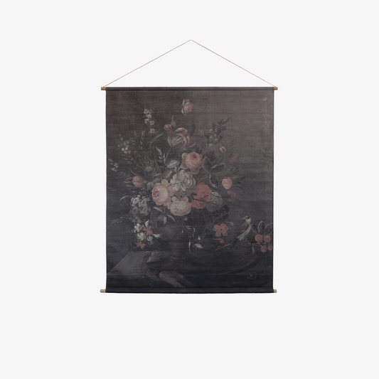 ROSACÉE, Tavelduk med canvashängare